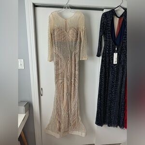 Brand new gown custom with crystals